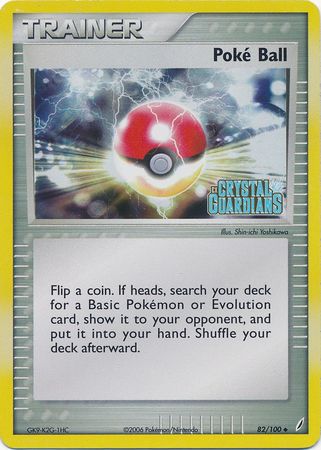 Poke Ball (82/100) (Stamped) [EX: Crystal Guardians] | Mindsight Gaming