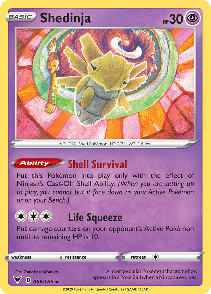 Shedinja (066/185) [Sword & Shield: Vivid Voltage] | Mindsight Gaming