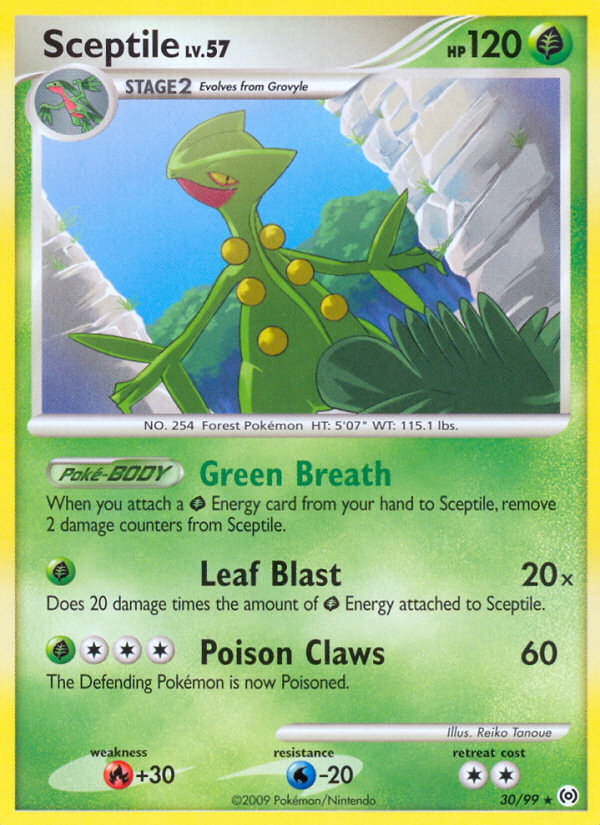 Sceptile (30/99) [Platinum: Arceus] | Mindsight Gaming