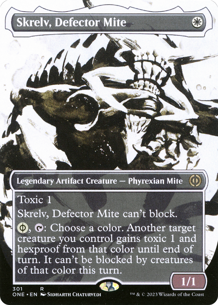 Skrelv, Defector Mite (Borderless Ichor) [Phyrexia: All Will Be One] | Mindsight Gaming