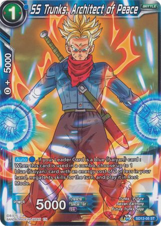 SS Trunks, Architect of Peace (Starter Deck - Spirit of Potara) [SD12-05] | Mindsight Gaming