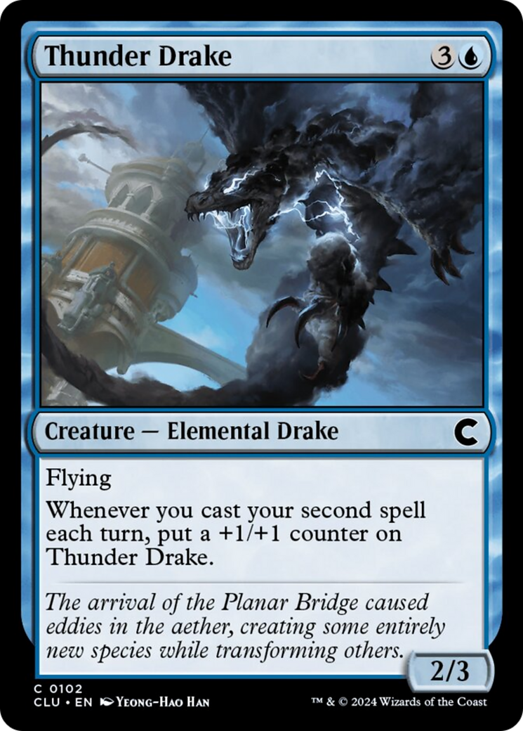 Thunder Drake [Ravnica: Clue Edition] | Mindsight Gaming