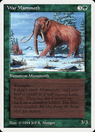 War Mammoth [Summer Magic / Edgar] | Mindsight Gaming