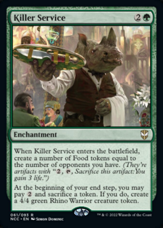 Killer Service (Promo Pack) [Streets of New Capenna Commander Promos] | Mindsight Gaming