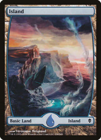 Island (236) - Full Art [Zendikar] | Mindsight Gaming