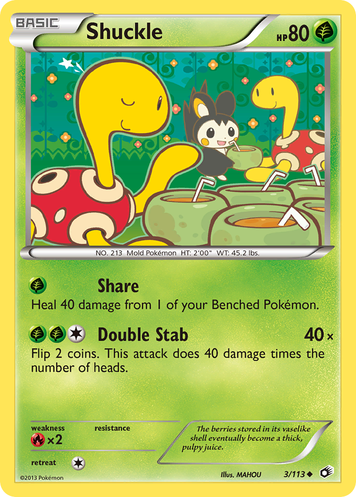 Shuckle (3/113) [Black & White: Legendary Treasures] | Mindsight Gaming