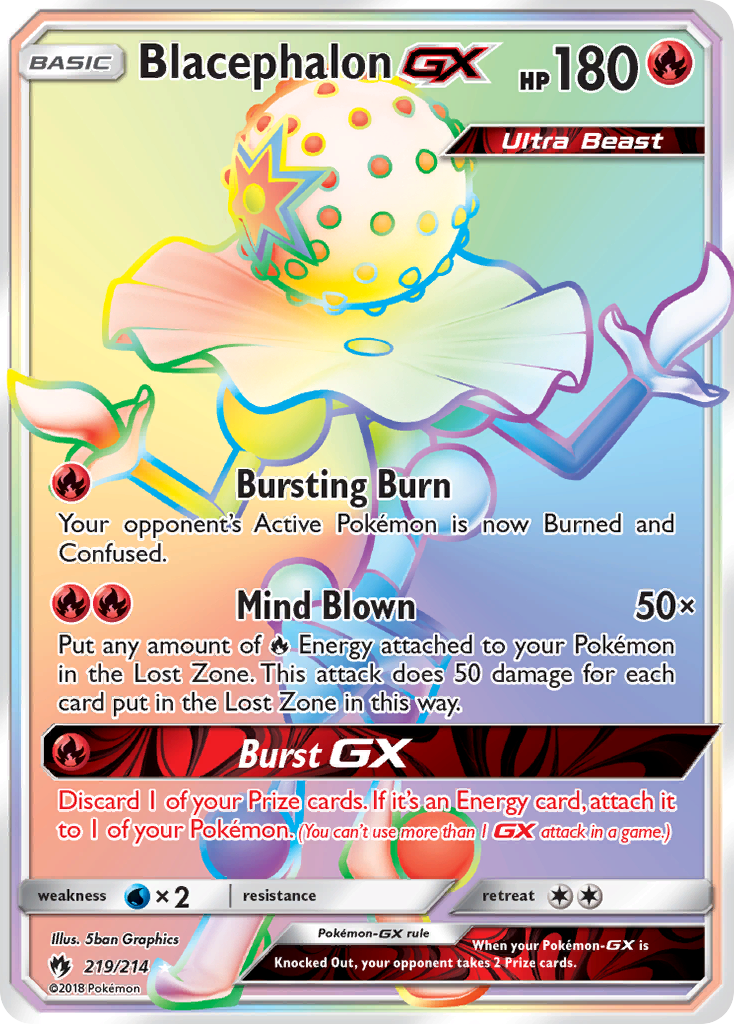 Blacephalon GX (219/214) [Sun & Moon: Lost Thunder] | Mindsight Gaming