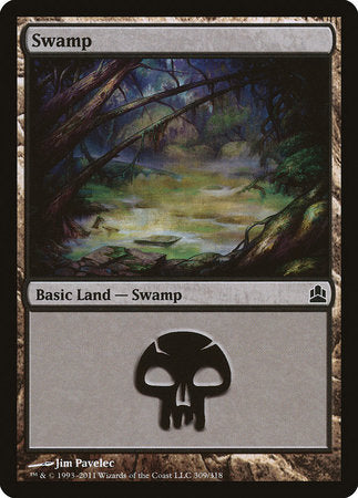 Swamp (309) [Commander 2011] | Mindsight Gaming