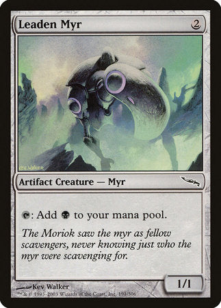 Leaden Myr [Mirrodin] | Mindsight Gaming