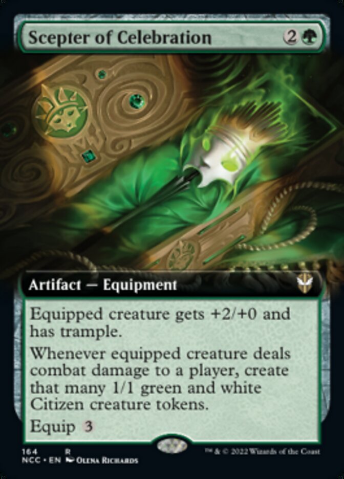 Scepter of Celebration (Extended Art) [Streets of New Capenna Commander] | Mindsight Gaming