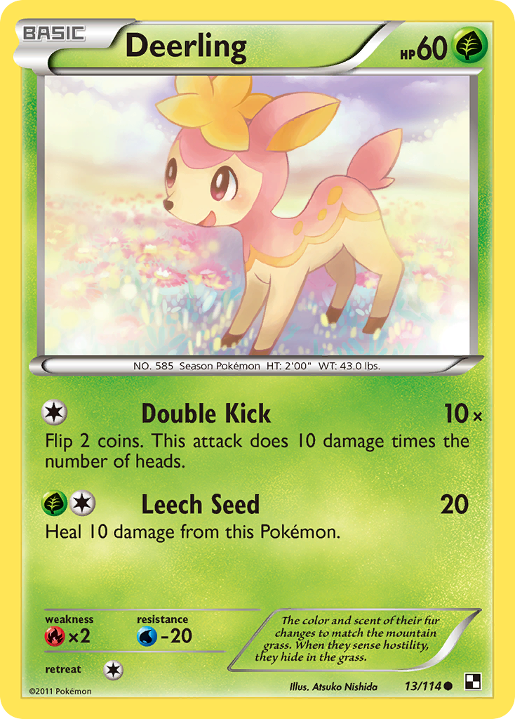 Deerling (13/114) [Black & White: Base Set] | Mindsight Gaming