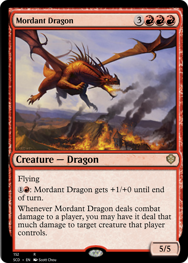 Mordant Dragon [Starter Commander Decks] | Mindsight Gaming