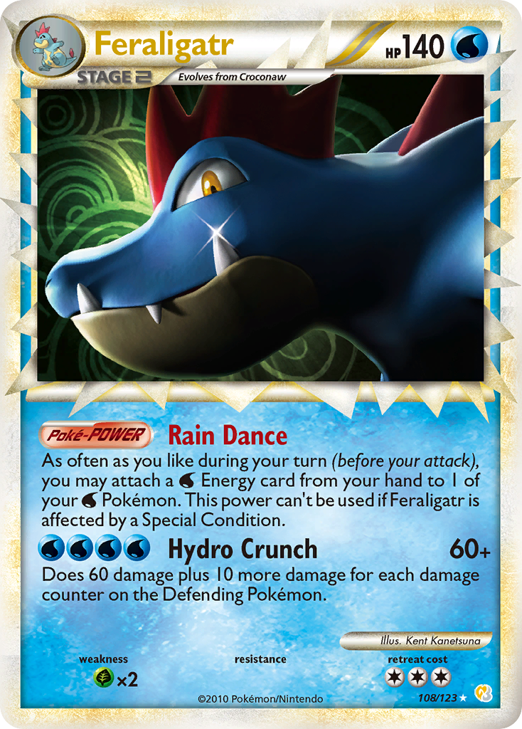 Feraligatr (108/123) [HeartGold & SoulSilver: Base Set] | Mindsight Gaming