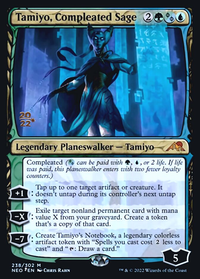 Tamiyo, Compleated Sage [Kamigawa: Neon Dynasty Prerelease Promos] | Mindsight Gaming