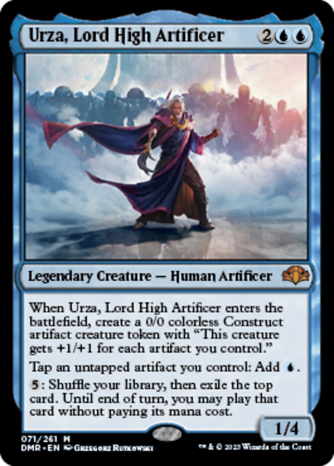 Urza, Lord High Artificer [Dominaria Remastered] | Mindsight Gaming