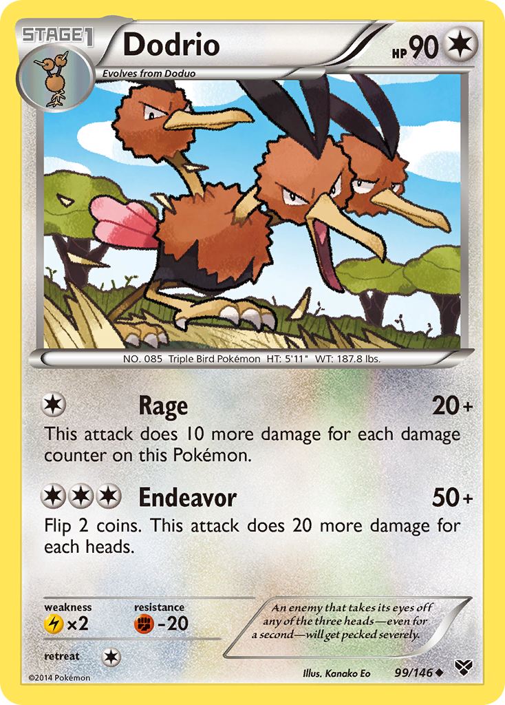 Dodrio (99/146) [XY: Base Set] | Mindsight Gaming