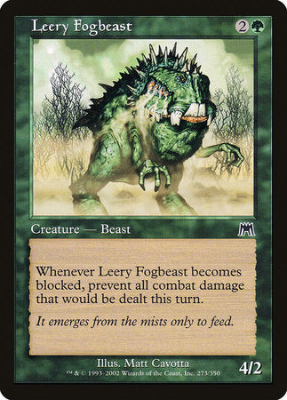 Leery Fogbeast [Onslaught] | Mindsight Gaming