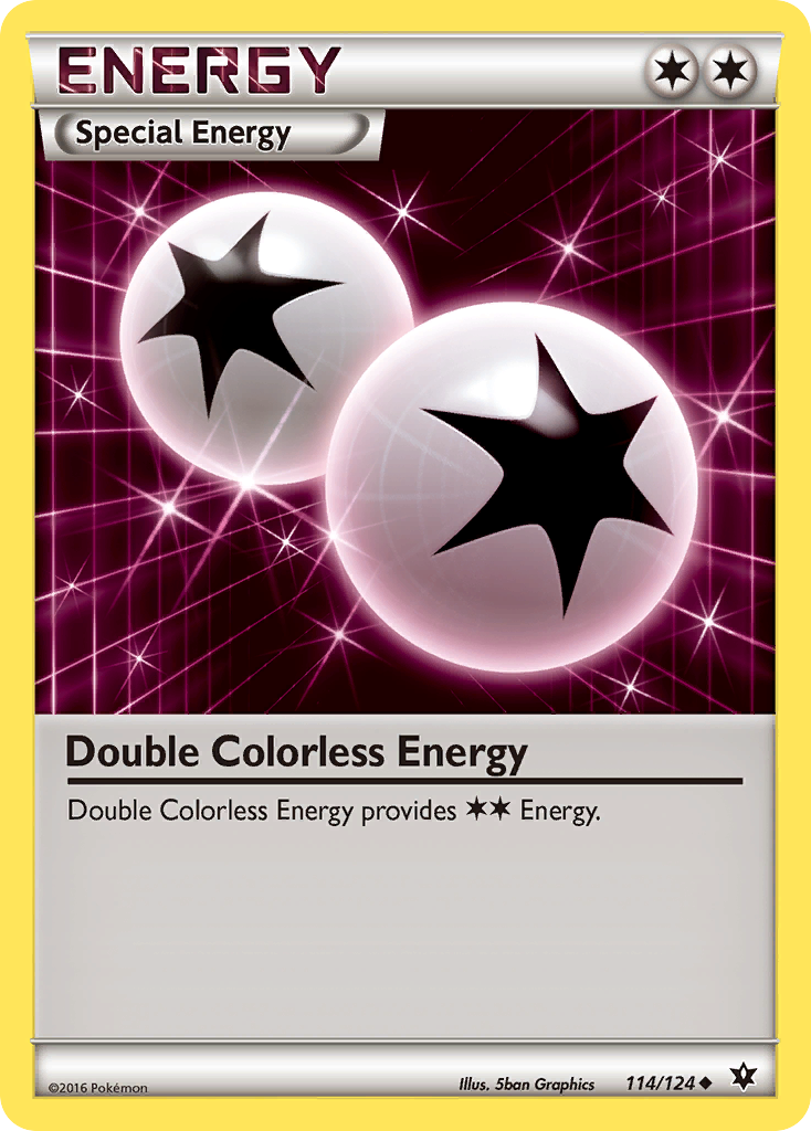 Double Colorless Energy (114/124) [XY: Fates Collide] | Mindsight Gaming