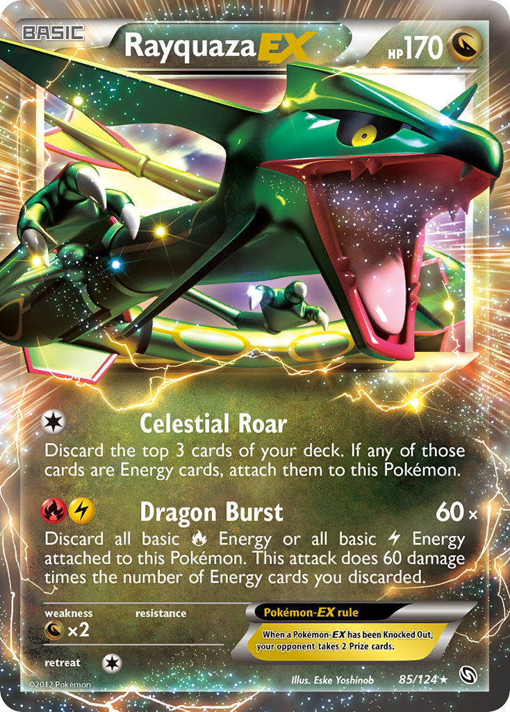 Rayquaza EX (85/124) [Black & White: Dragons Exalted] | Mindsight Gaming