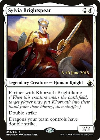 Sylvia Brightspear [Battlebond Promos] | Mindsight Gaming