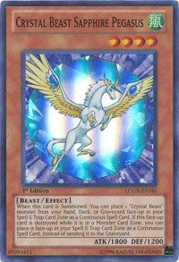 Crystal Beast Sapphire Pegasus [LCGX-EN161] Super Rare | Mindsight Gaming