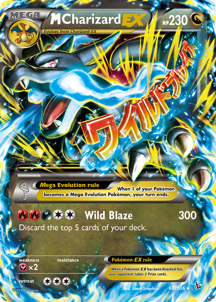 M Charizard EX (69/106) [XY: Flashfire] | Mindsight Gaming