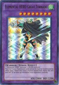 Elemental HERO Great Tornado [LC02-EN010] Ultra Rare | Mindsight Gaming