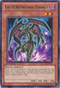 Evil HERO Infernal Prodigy [LCGX-EN031] Rare | Mindsight Gaming