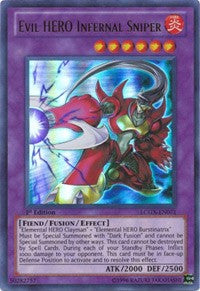 Evil HERO Infernal Sniper [LCGX-EN071] Ultra Rare | Mindsight Gaming