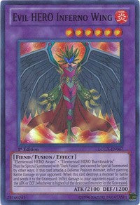 Evil HERO Inferno Wing [LCGX-EN067] Super Rare | Mindsight Gaming