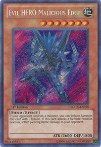 Evil HERO Malicious Edge [LCGX-EN029] Secret Rare | Mindsight Gaming