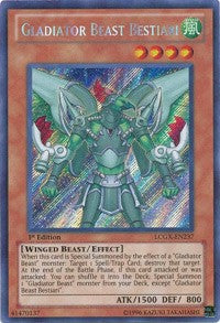 Gladiator Beast Bestiari [LCGX-EN237] Secret Rare | Mindsight Gaming