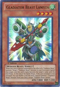 Gladiator Beast Lanista [LCGX-EN252] Ultra Rare | Mindsight Gaming