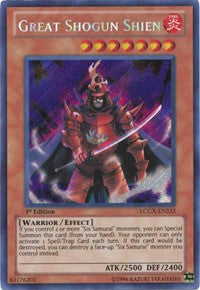 Great Shogun Shien [LCGX-EN233] Secret Rare | Mindsight Gaming