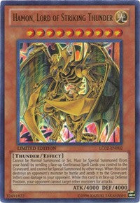 Hamon, Lord of Striking Thunder [LC02-EN002] Ultra Rare | Mindsight Gaming