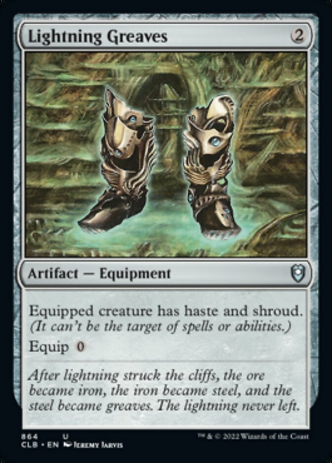 Lightning Greaves [Commander Legends: Battle for Baldur's Gate] | Mindsight Gaming