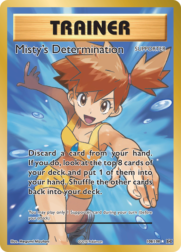 Misty's Determination (108/108) [XY: Evolutions] | Mindsight Gaming