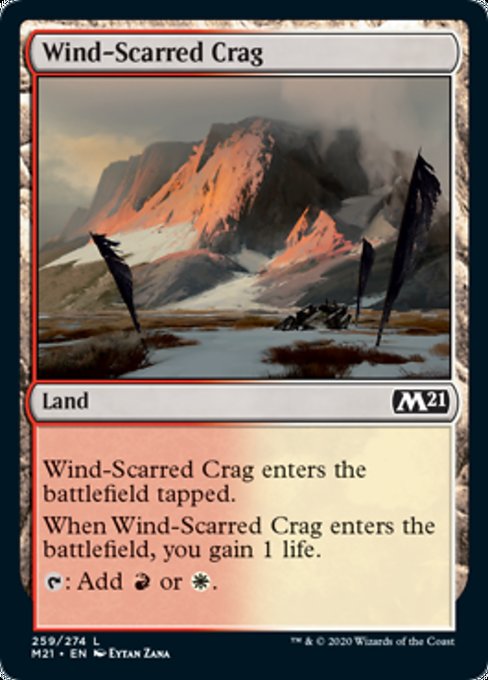 Wind-Scarred Crag [Core Set 2021] | Mindsight Gaming