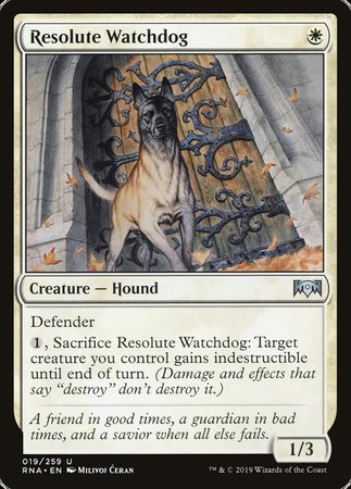 Resolute Watchdog [Ravnica Allegiance] | Mindsight Gaming