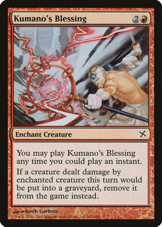 Kumano's Blessing [Betrayers of Kamigawa] | Mindsight Gaming