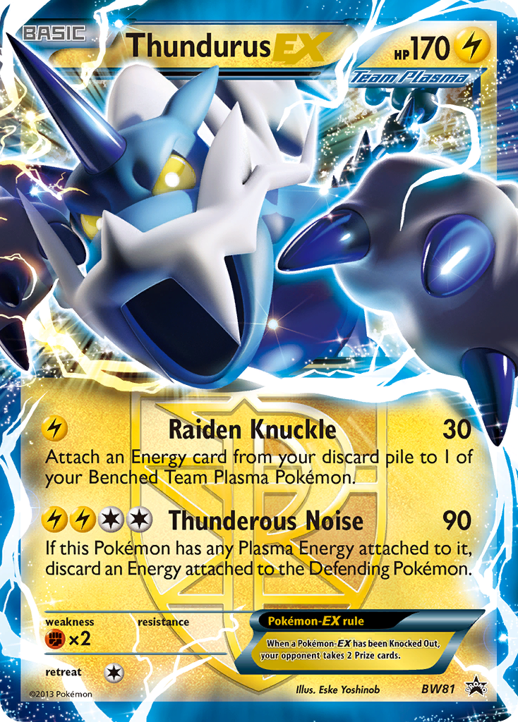 Thundurus EX (BW81) [Black & White: Black Star Promos] | Mindsight Gaming