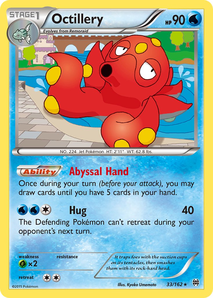 Octillery(33/162) (Theme Deck Exclusive) [XY: BREAKthrough] | Mindsight Gaming