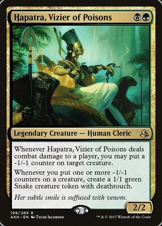 Hapatra, Vizier of Poisons [Amonkhet] | Mindsight Gaming