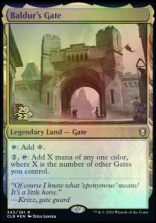 Baldur's Gate [Commander Legends: Battle for Baldur's Gate Prerelease Promos] | Mindsight Gaming