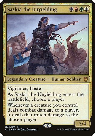 Saskia the Unyielding (Commander 2016) [Commander 2016 Oversized] | Mindsight Gaming