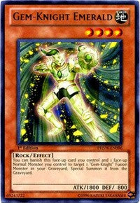 Gem-Knight Emerald [PHSW-EN096] Rare | Mindsight Gaming