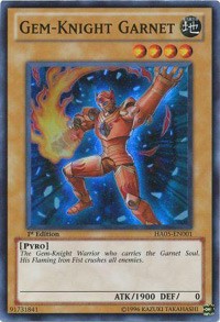 Gem-Knight Garnet [HA05-EN001] Super Rare | Mindsight Gaming