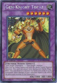 Gem-Knight Topaz [HA05-EN021] Secret Rare | Mindsight Gaming