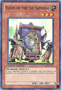 Elder of the Six Samurai [SAAS-EN001] Super Rare | Mindsight Gaming