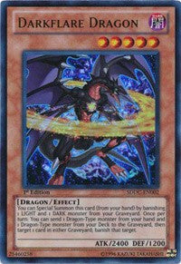 Darkflare Dragon [SDDC-EN002] Ultra Rare | Mindsight Gaming